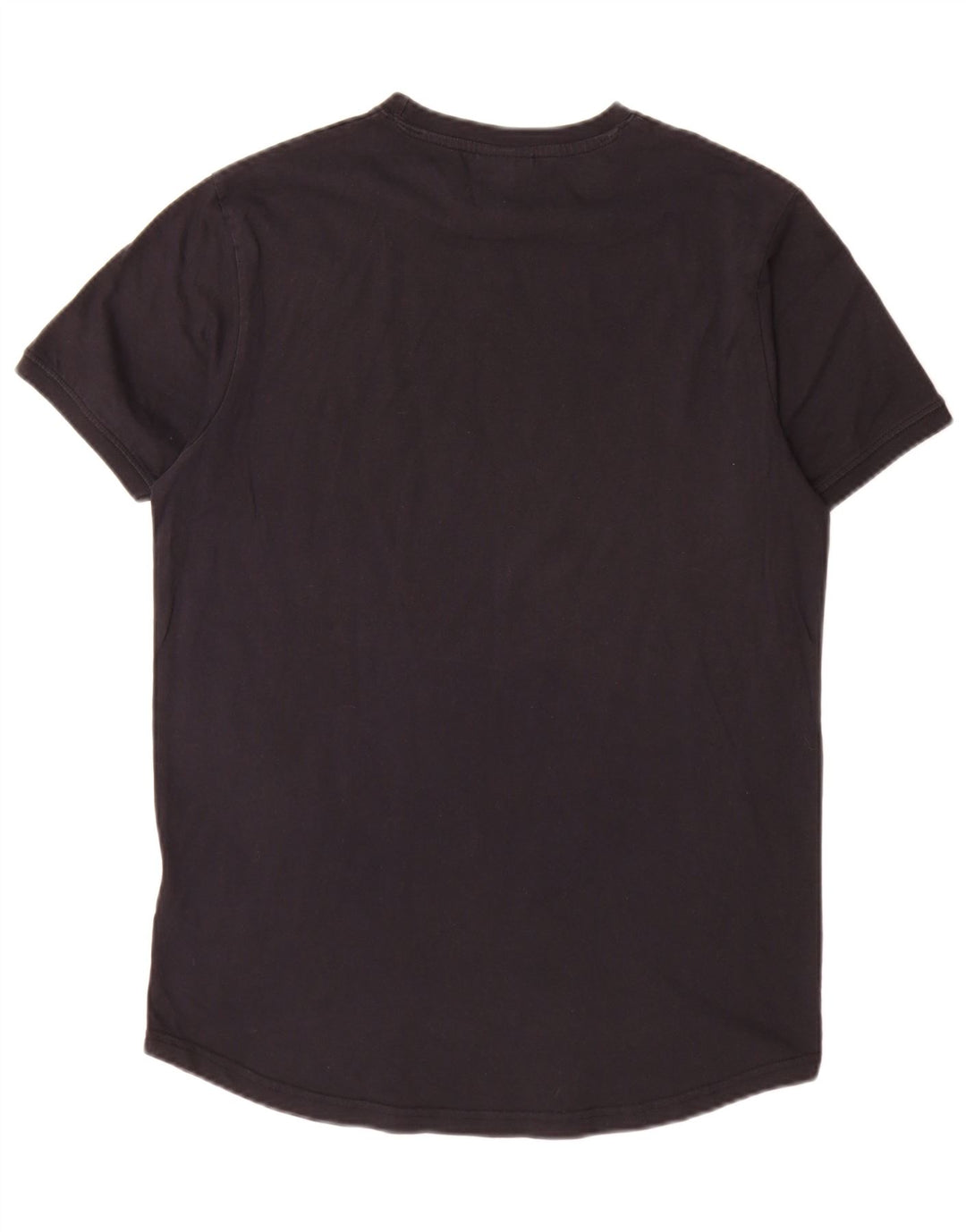 Ellesse Herre Grafisk T-Shirt Top Medium Sort Bomuld