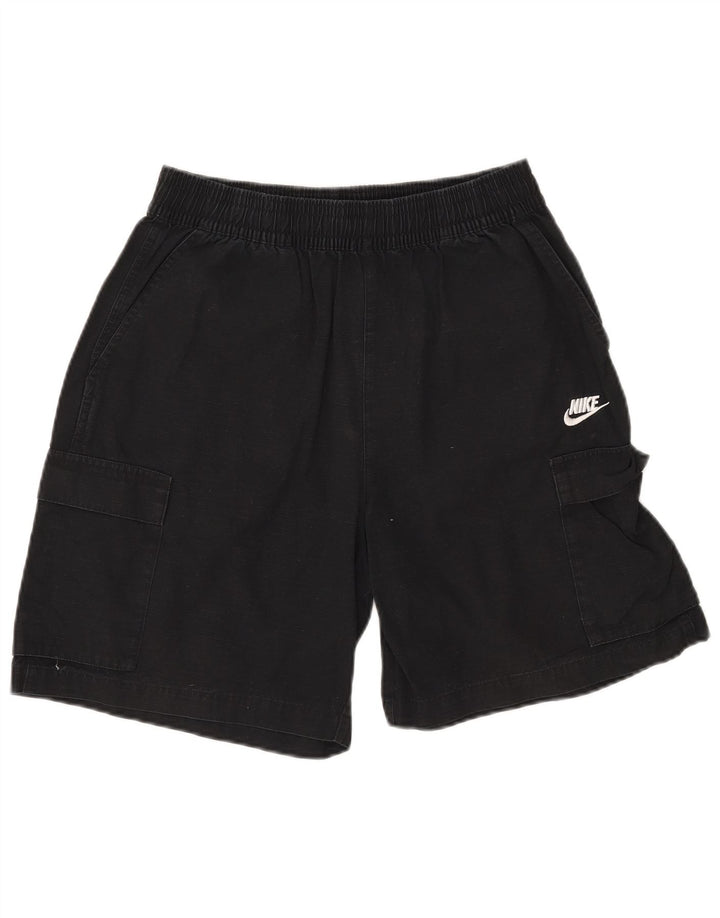 Nike Herre Cargo Shorts Medium W30 Sort Bomuld