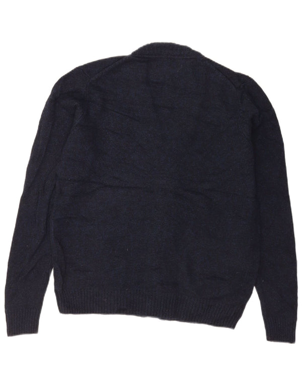 Marks & Spencer Herre Cardigan Sweater Small Navy Blue
