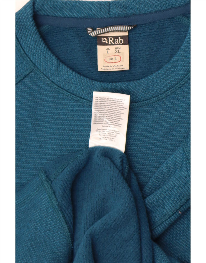 Rab Herre Sweatshirt Jumper Stor Blå Polyester