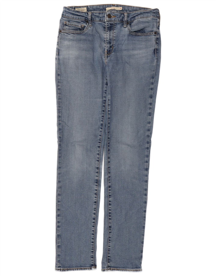 Levi's Dame 712 Slim Jeans W30 L32 Blå Lyocell