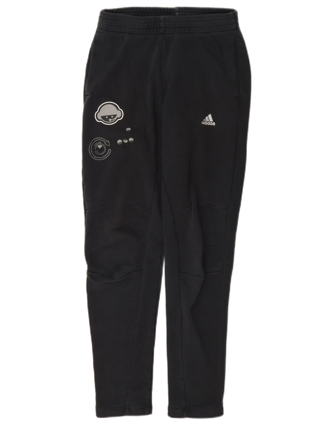 Adidas Boys Graphic Tracksuit Bukser 11-12 år Sort