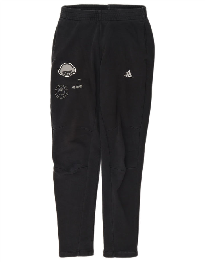 Adidas Boys Graphic Tracksuit Bukser 11-12 år Sort