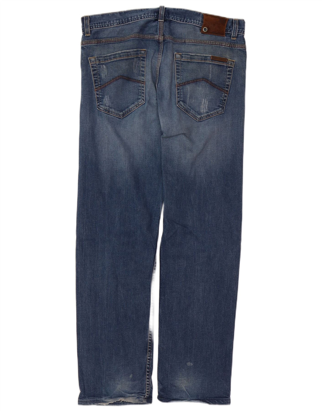 ARMANI EXCHANGE Straight jeans til mænd W32 L29 Blå bomuld