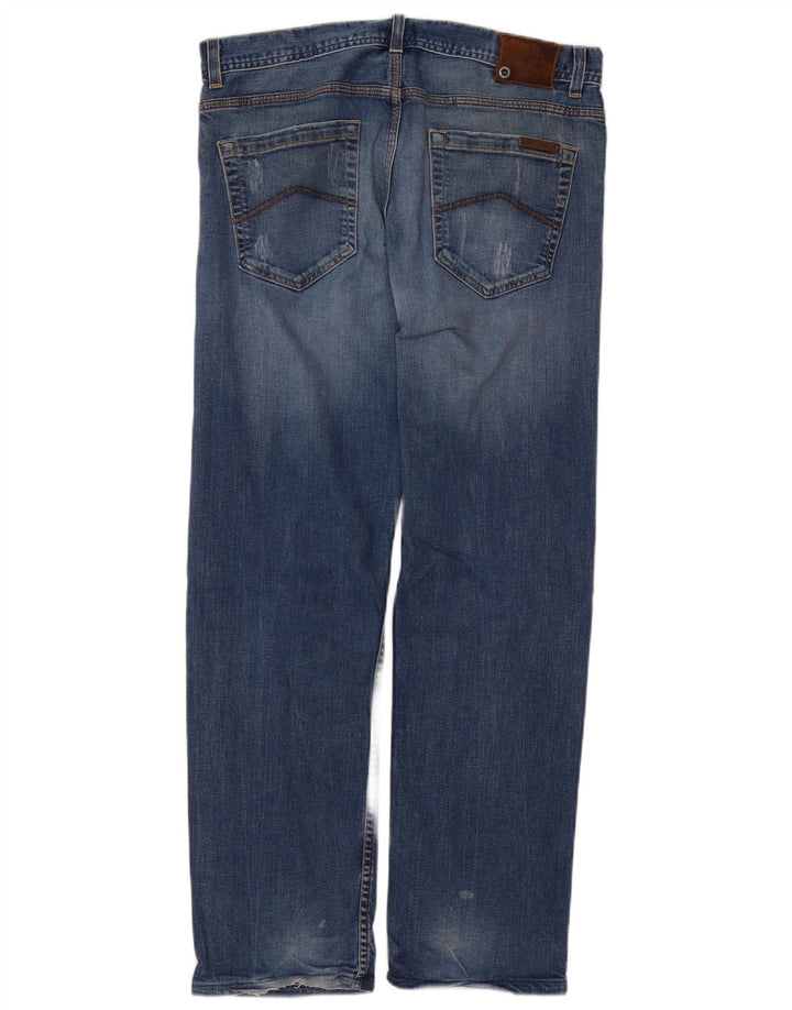 ARMANI EXCHANGE Straight jeans til mænd W32 L29 Blå bomuld