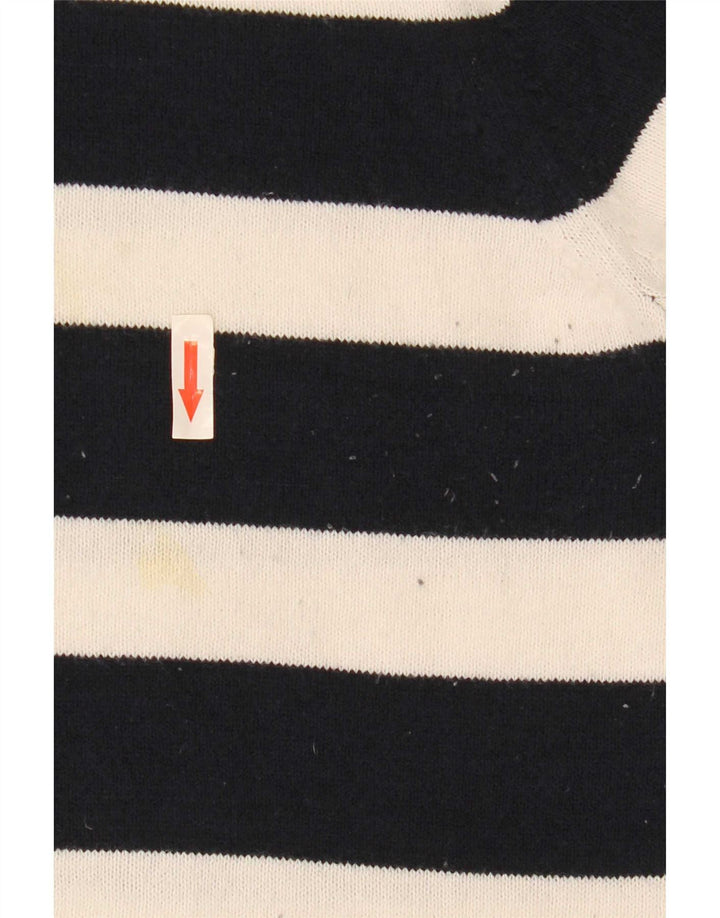 Marks & Spencer Dame Boat Neck Jumper Sweater UK 12 Medium Navy Blue