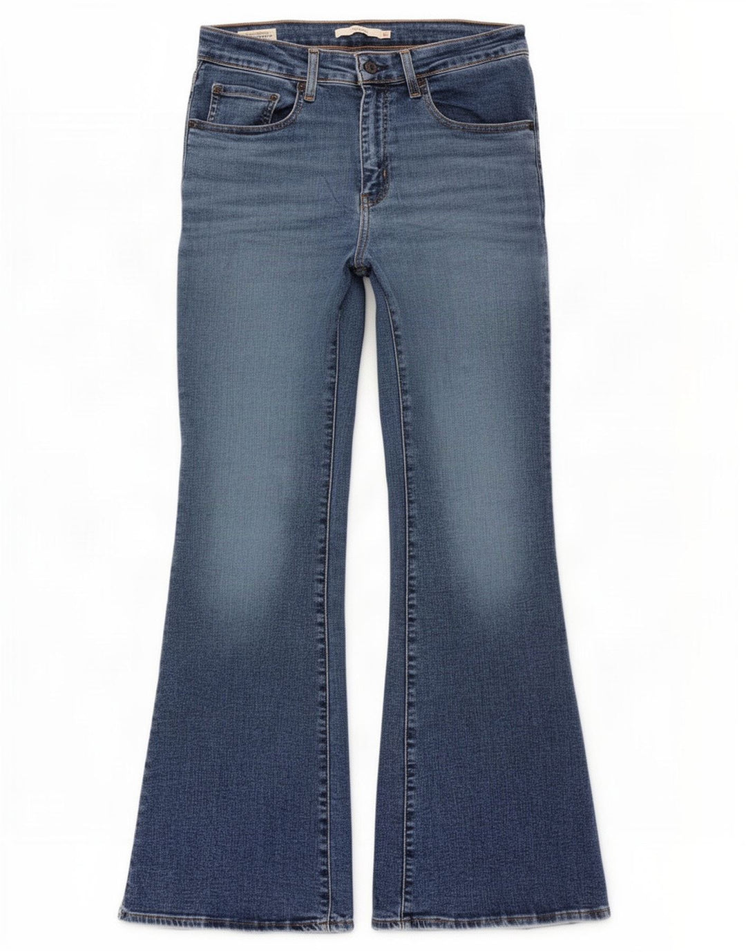 Levi's Dame 726 Flared Jeans W30 L30 Blå Bomuld