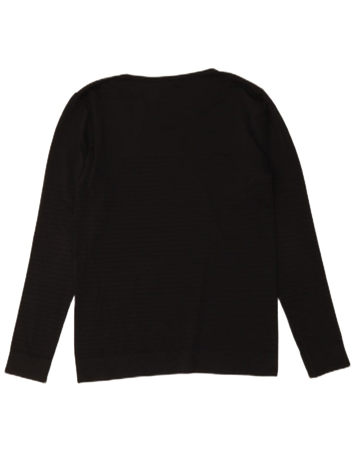 Nike Herre Dri Fit Top Langærmet Medium Sort Polyester