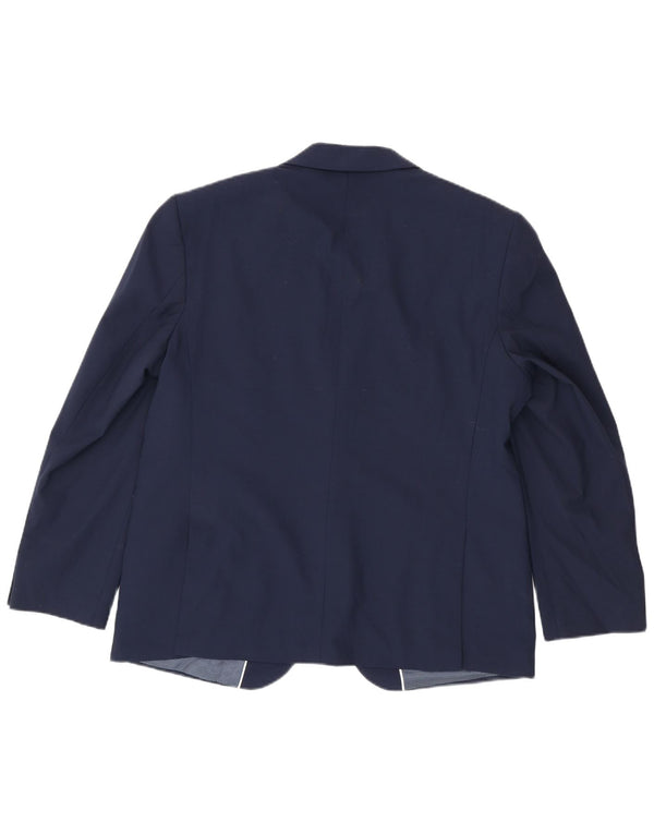 Marks & Spencer Herre 2-knaps blazerjakke UK 44 2XL Marineblå Uld
