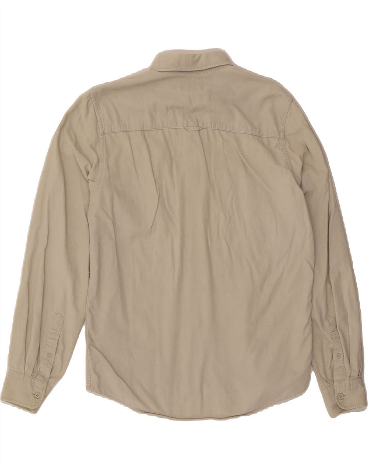 KENVELO Mens Corduroy Shirt Medium Beige Cotton Vintage Kenvelo and Second-Hand Kenvelo from Messina Hembry 
