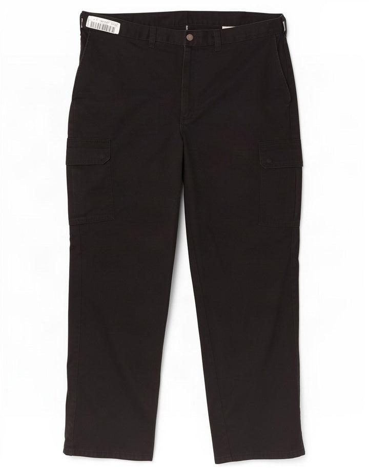 Dickies Herre Straight Cargo Bukser W42 L32 Sort Polyester