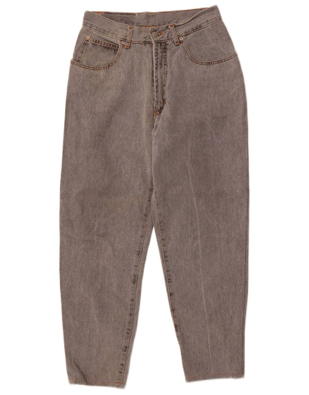 OFFSHORE Dame Crop Højtaljede Jeans W31 L26 Grå Bomuld