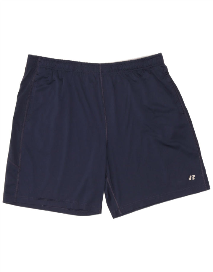 RUSSELL ATHLETIC Herre Dri-Power sportsshorts XL marineblå polyester