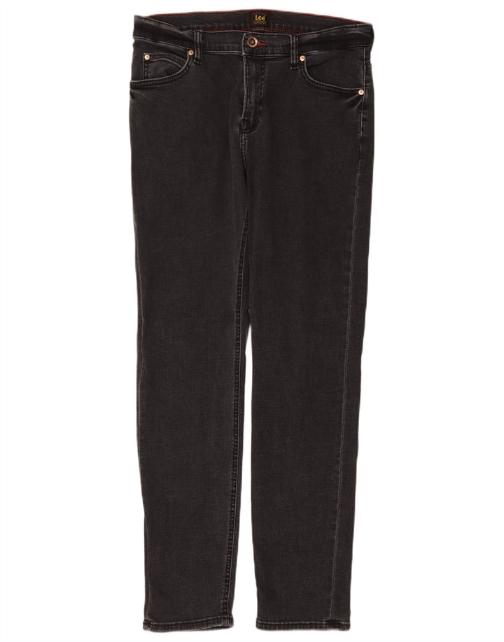 LEE Herre Rider Straight Jeans W32 L32 Grå Bomuld