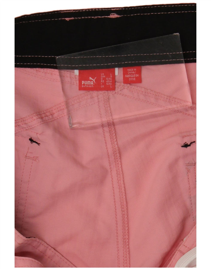 Puma Herre grafiske svømmeshorts Large Pink