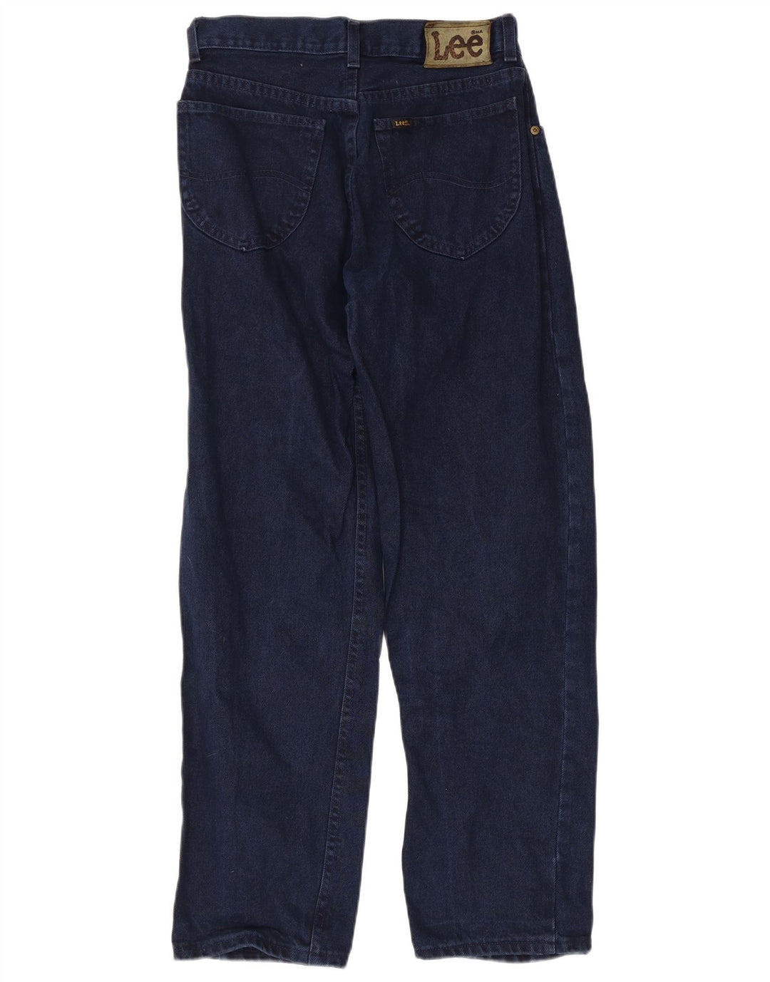 Lee Herre Riders Straight Jeans W30 L30 Marineblå Bomuld