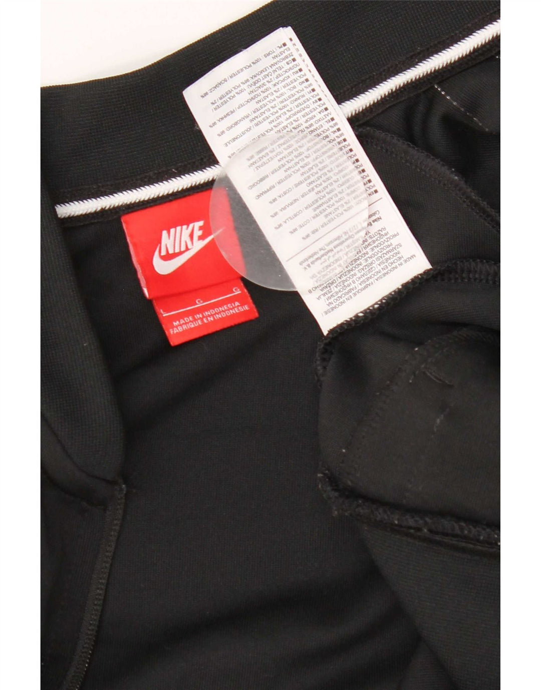 Nike træningsdragt til mænd, topjakke, stor sort colourblock polyester