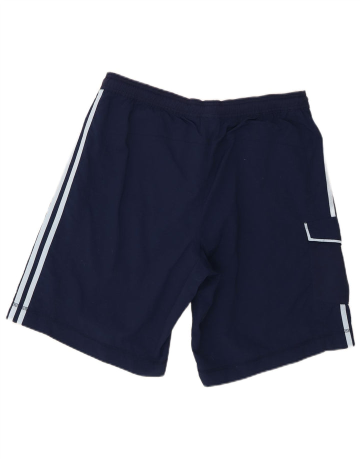 Adidas Herre Cargo Sportshorts Store Marineblå Nylon