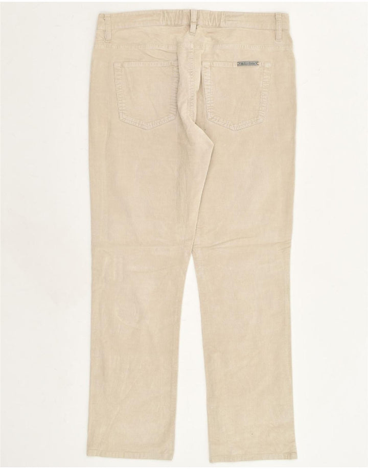 MARLBORO CLASSICS Womens Slim Corduroy Trousers W31 L27 Beige Cotton | Vintage Marlboro Classics | Thrift | Second-Hand Marlboro Classics | Used Clothing | Messina Hembry 