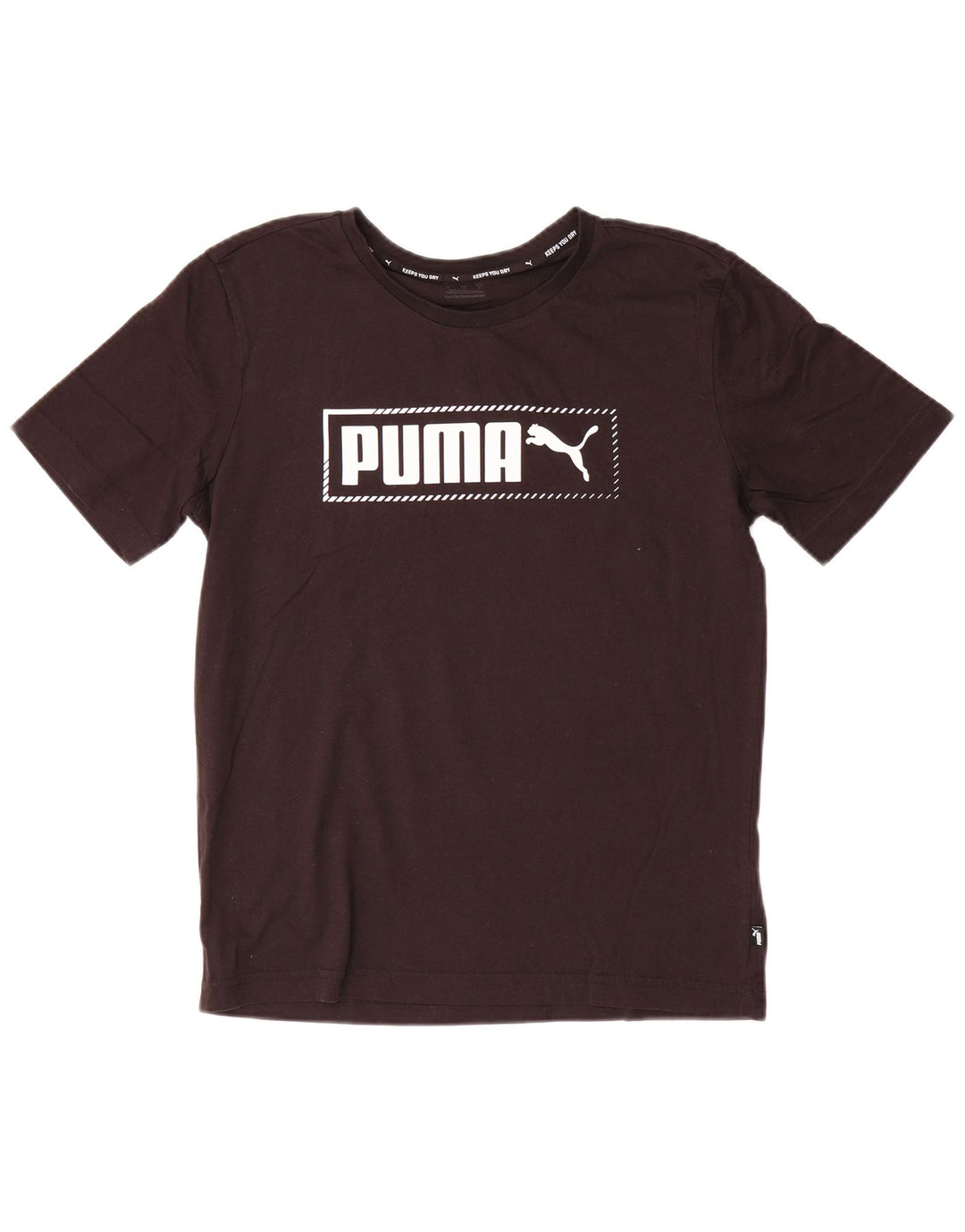Puma Herre grafisk T-shirt top lille sort bomuld