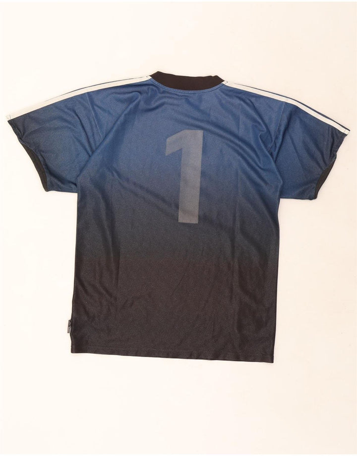 Adidas Grafisk T-shirt top til mænd, lille blå farveblok