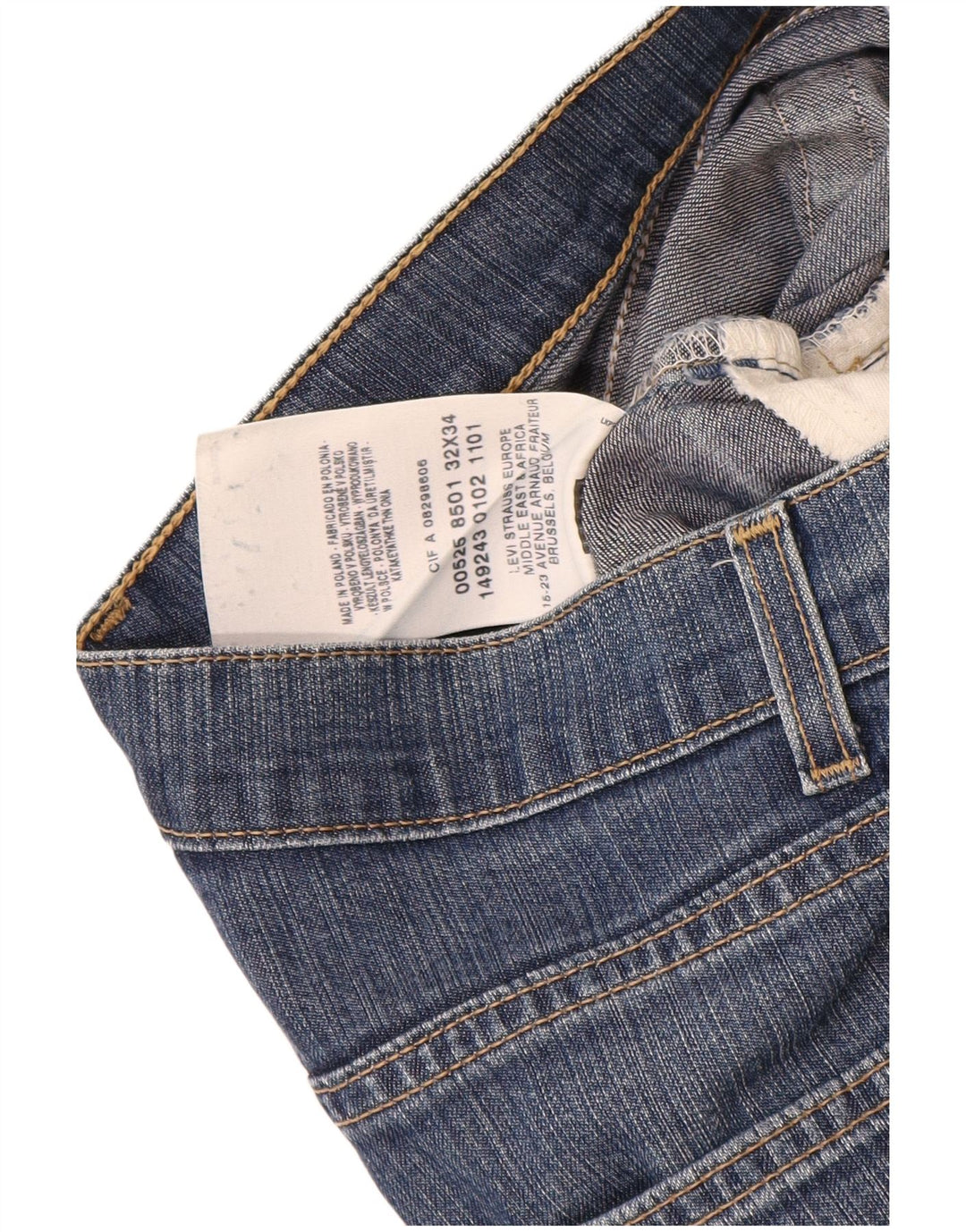 Levi's Dame 526 Bootcut Jeans W32 L29 Blå Bomuld
