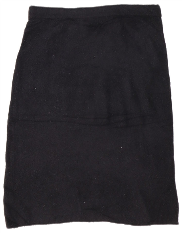 J. CREW A-line nederdel til kvinder, stor W32 sort akryl