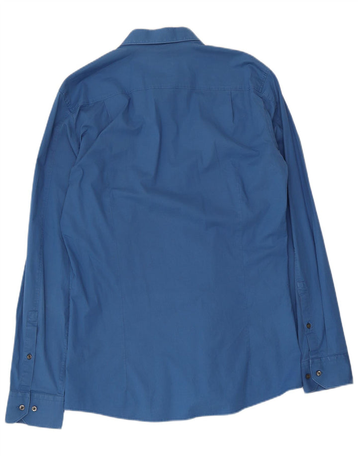 Hugo Boss Herre Slim Fit Skjorte Stor Blå
