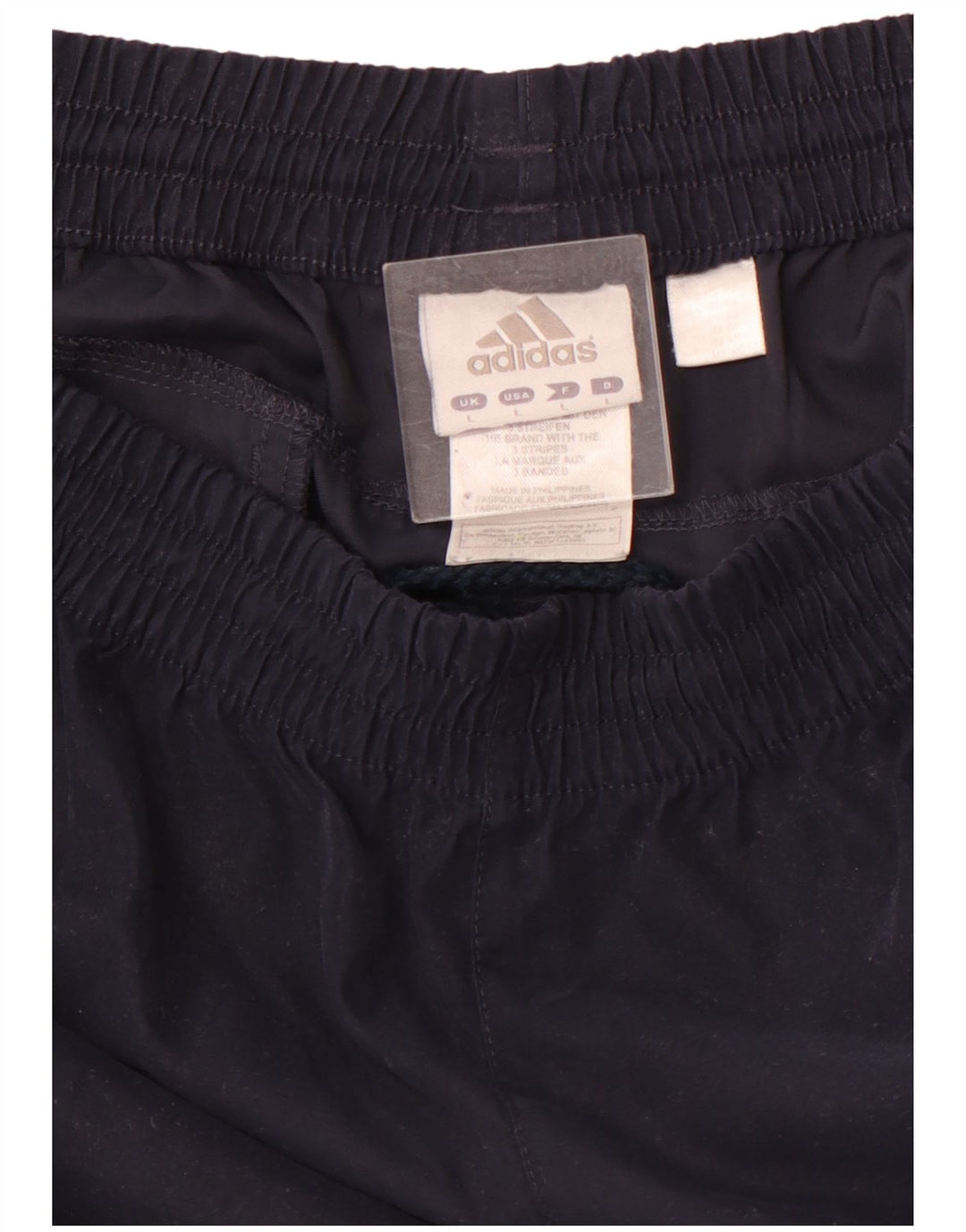 ADIDAS Sportsshorts til mænd Large Navy Blue Colourblock Polyester