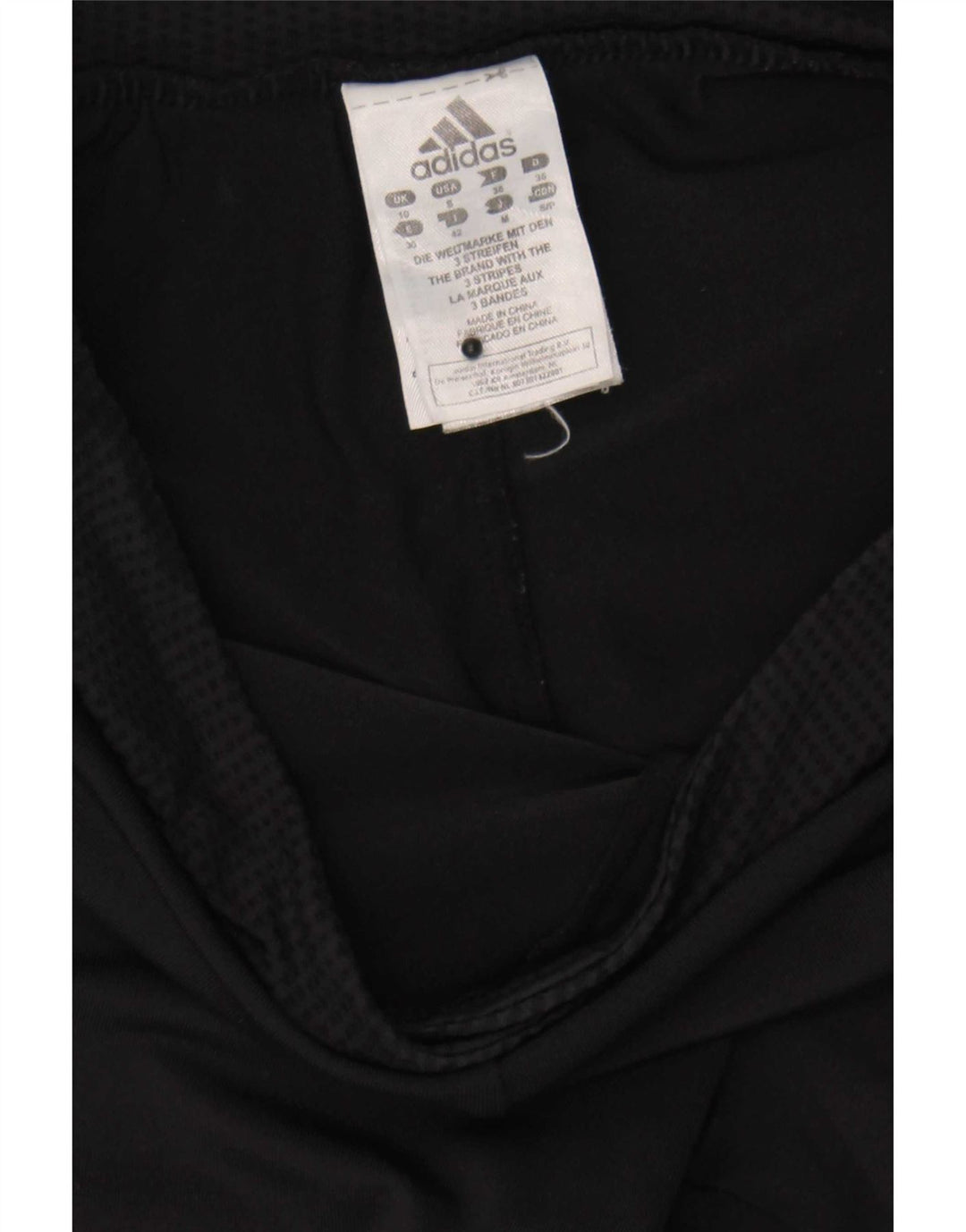 Adidas Træningsdragtsbukser til kvinder UK 10 Small Black Polyamide