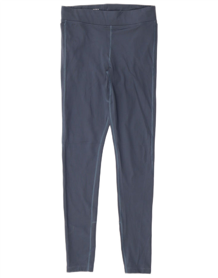 Under Armour Dame Compression Graphic Leggings UK 12 Medium Blue Sports