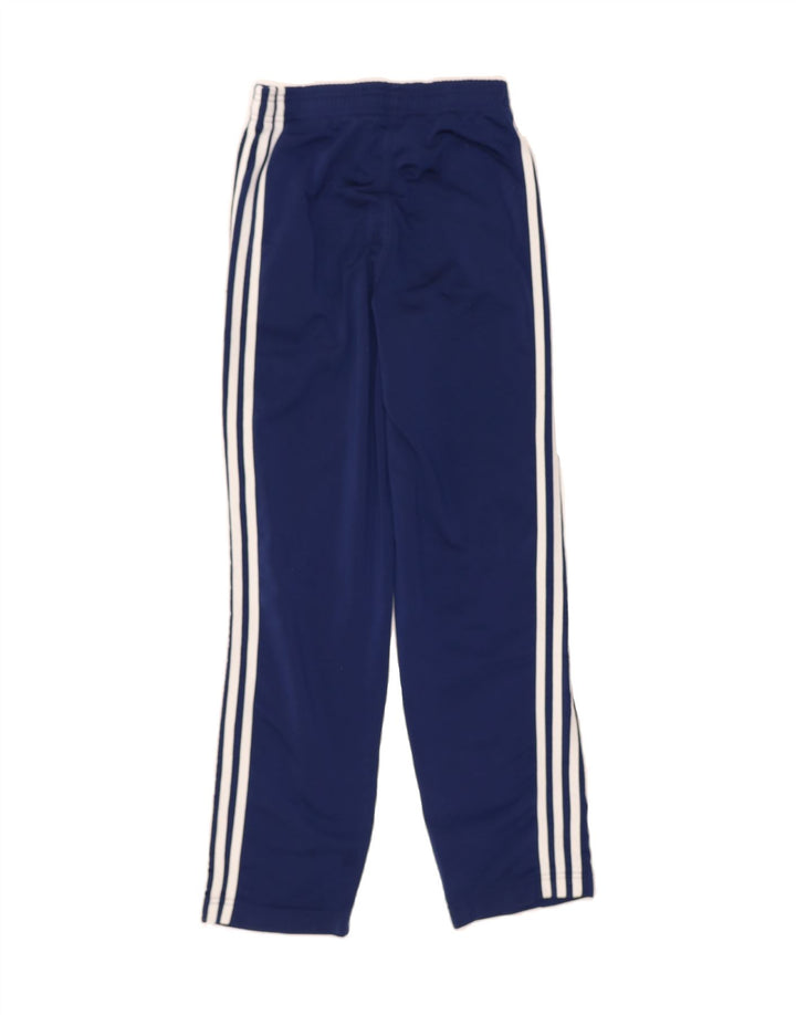 ADIDAS Boys Tracksuit Trousers 11-12 Years  Navy Blue Polyester Vintage Adidas and Second-Hand Adidas from Messina Hembry 