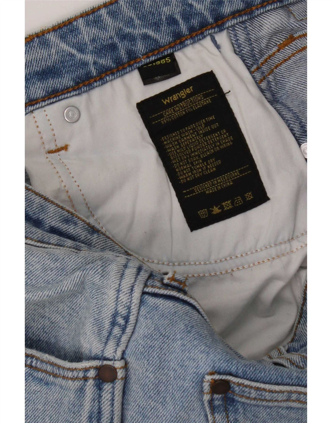 Wrangler Herre Sid Skinny Jeans W30 L30 Blå Bomuld