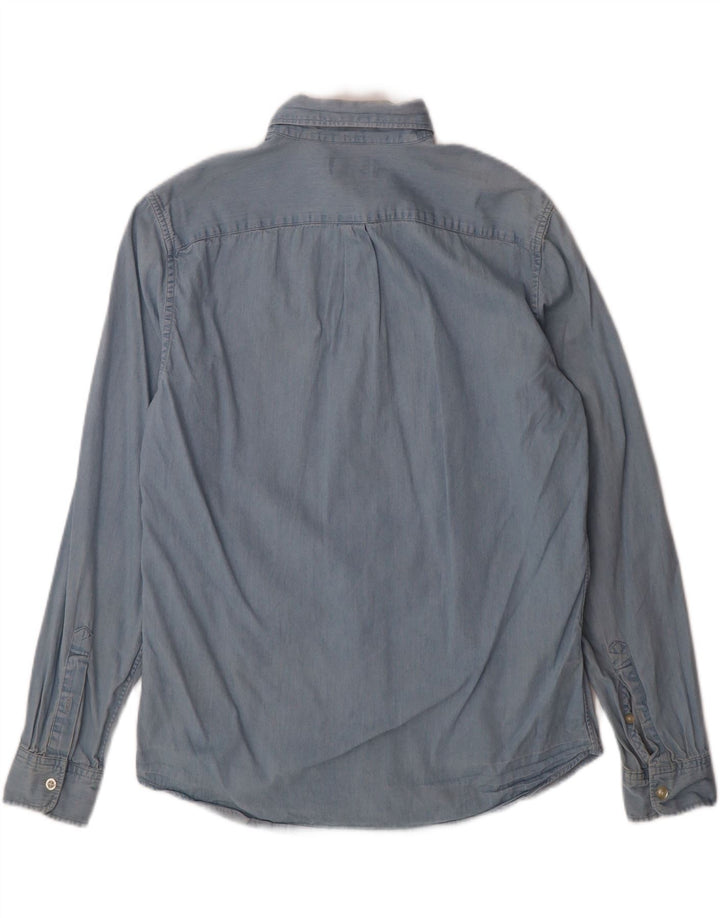 GAP Mens Denim Shirt Medium Blue Cotton
