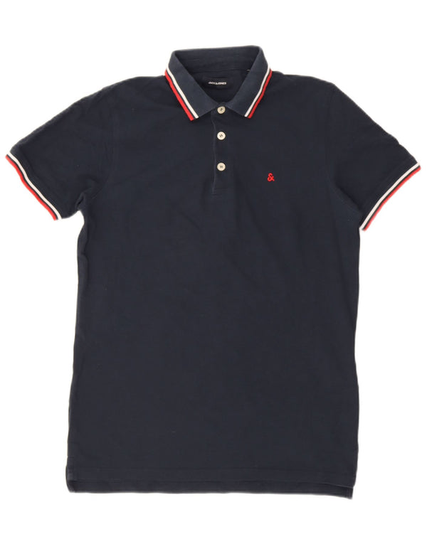 Jack & Jones herre poloshirt Medium marineblå bomuld