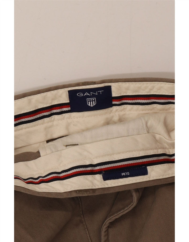Gant Herre Slim Chino Bukser W40 L32 Khaki