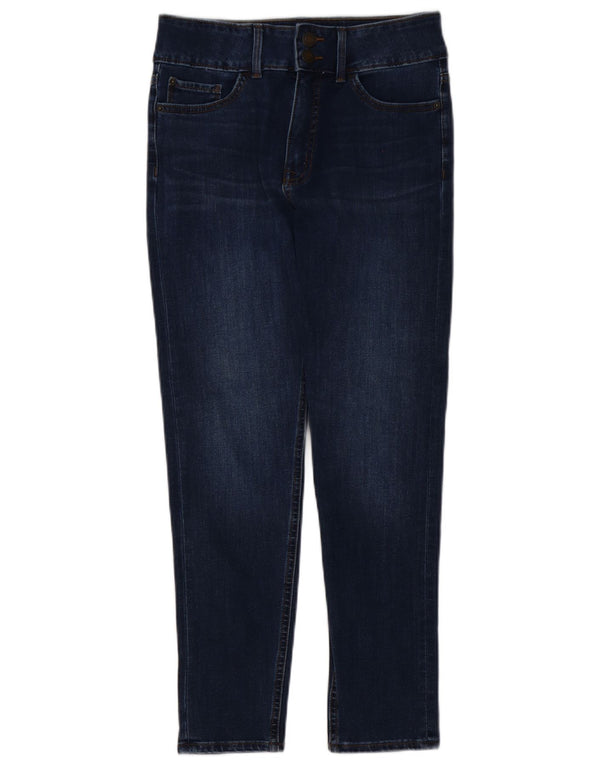 Marks & Spencer Dame Sculpt Slim Jeans UK 10 Small W28 L26 Navy Blue