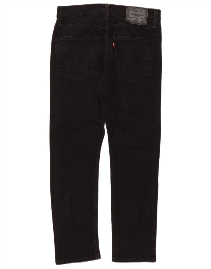 Levi's Herre 502 tilspidsede jeans W31 L27 sort bomuld