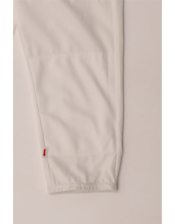 ADIDAS Boys Capri Trousers 13-14 Years W28 White Polyester Vintage Adidas and Second-Hand Adidas from Messina Hembry 