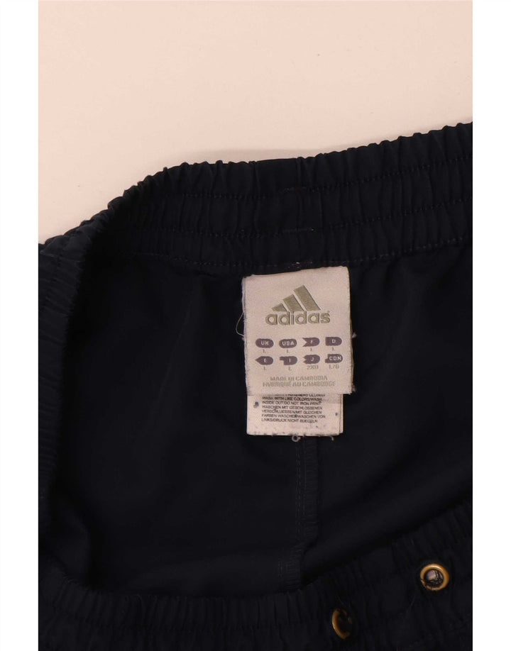 Adidas Herre grafisk træningsdragt Bukser Large Navy Blue Polyester