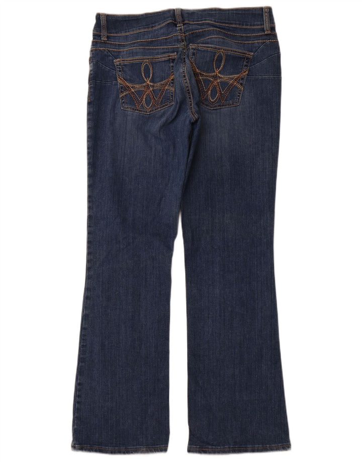 WRANGLER Dame Bootcut Jeans US 11/12 Large W32 L32 Blå Bomuld