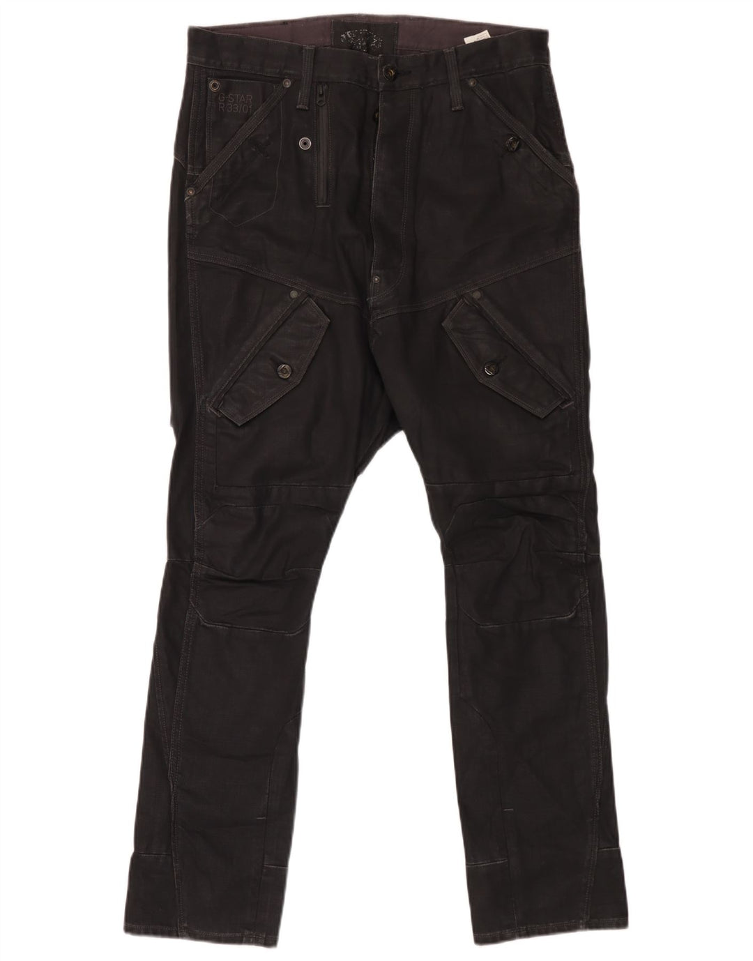 G-Star Herre Slim Cargo Bukser W33 L32 Sort Bomuld