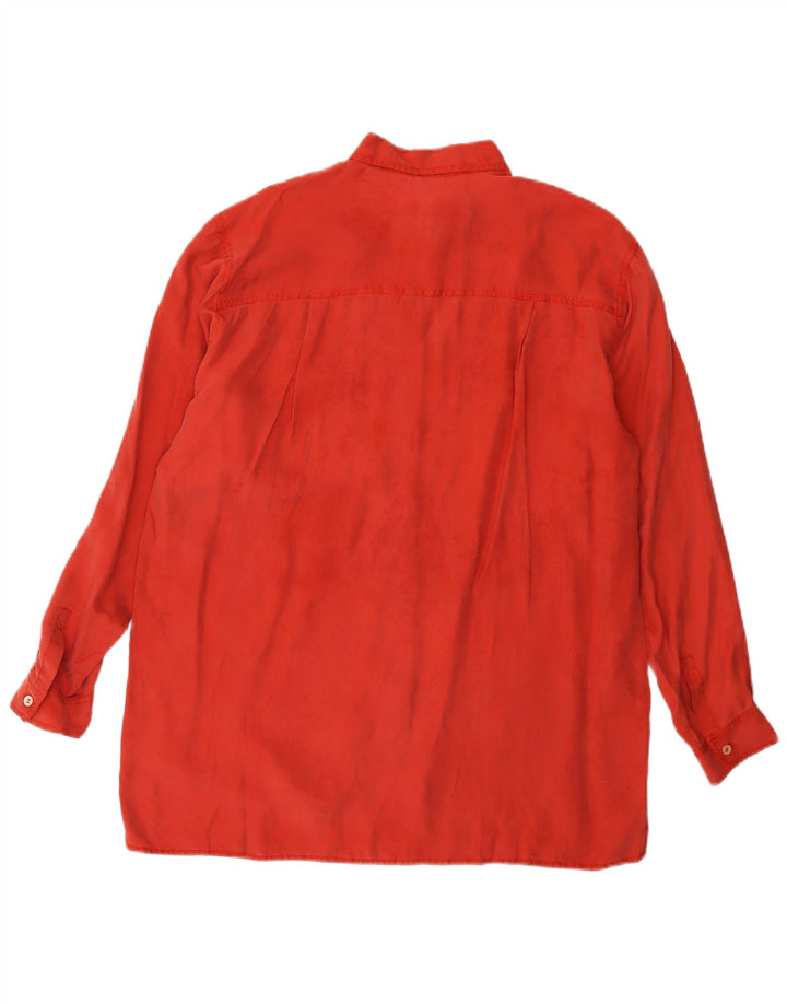 Penny Black Womens Shirt Bluse UK 16 Large Red Silk