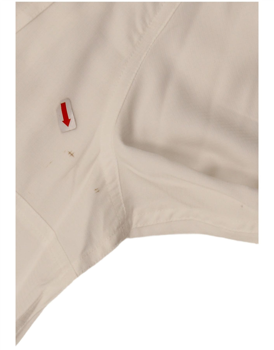 EDDIE BAUER Kortærmet Herreskjorte XL Hvid Polyester