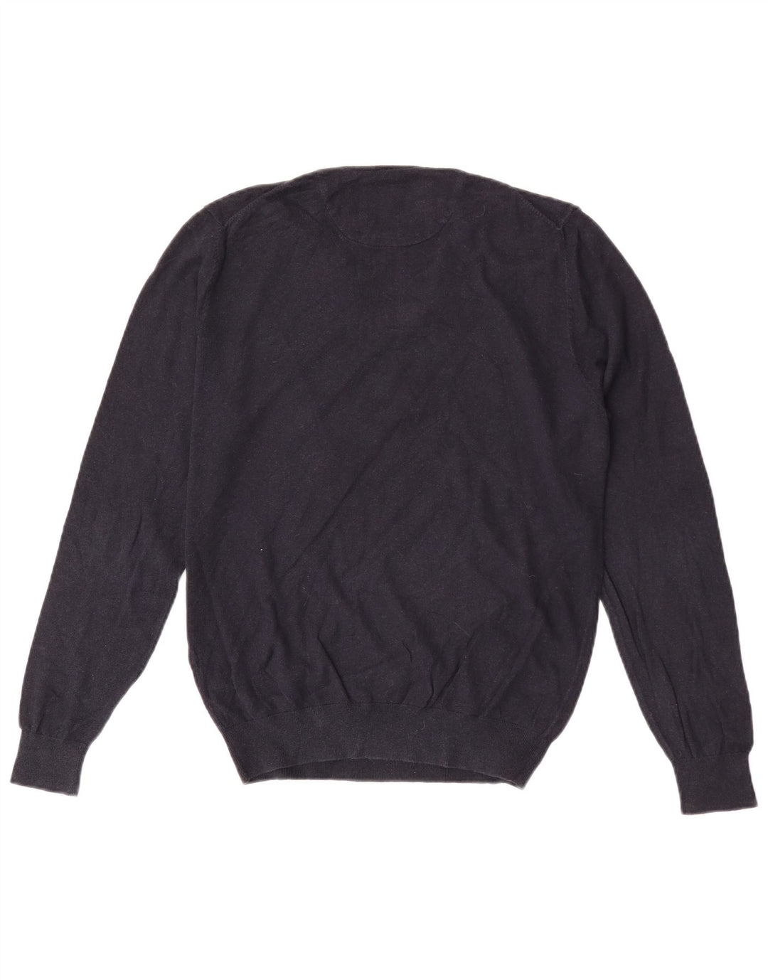 Massimo Dutti Herre V-hals sweater Medium Marineblå Bomuld
