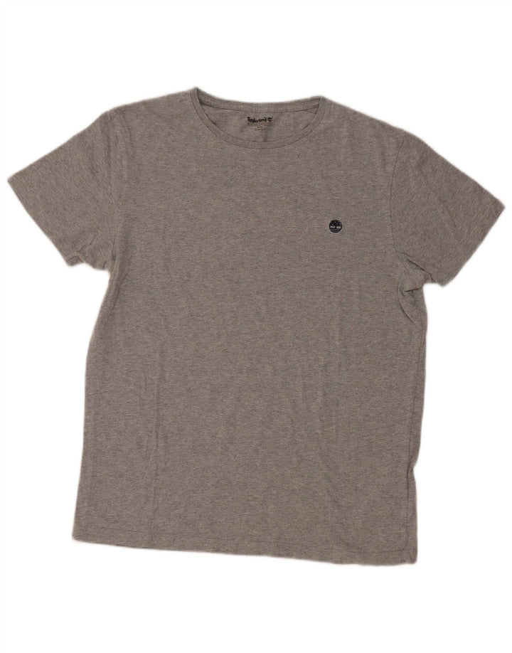 Timberland Herre Slim Fit T-shirt Top mellemgrå bomuld