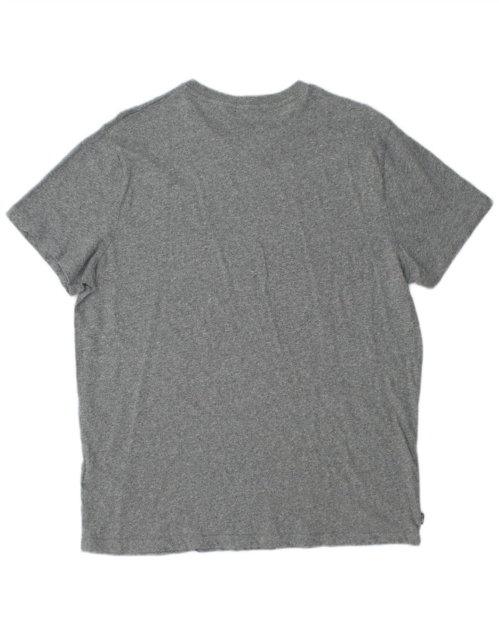 Superdry Herre T-shirt Top 2XL Grå Flecked Bomuld