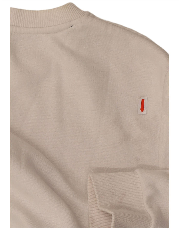 TOMMY HILFIGER Grafisk jumperkjole til kvinder UK 16 Stor hvid farveblok