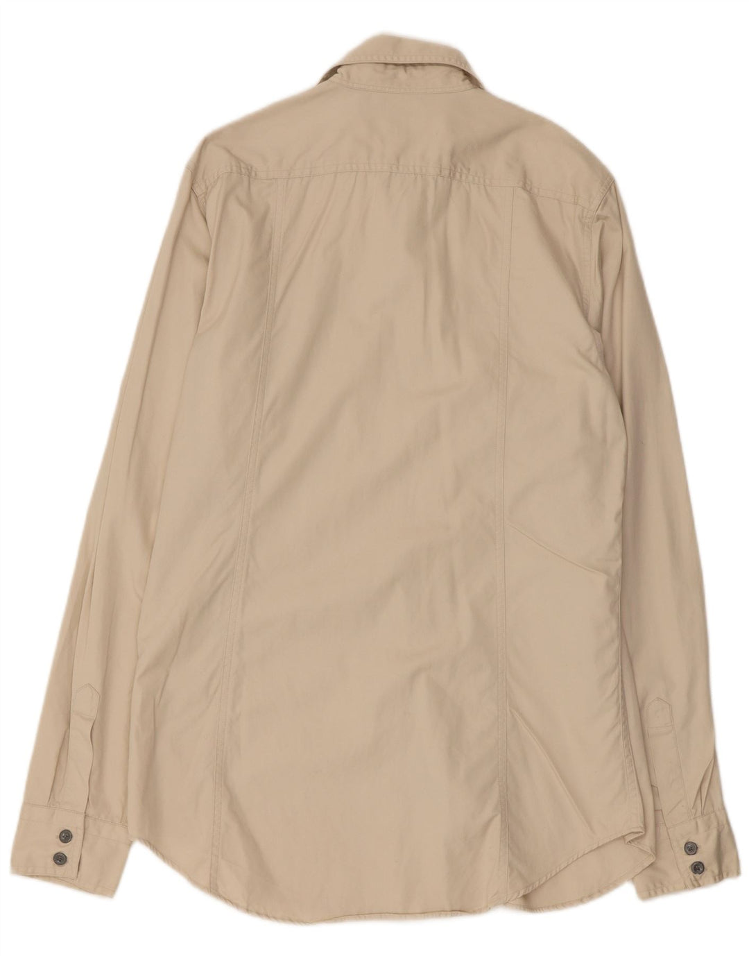 CALVIN KLEIN JEANS Herreskjorte Stor Beige Bomuld
