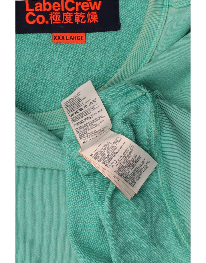 Superdry Sweatshirt til mænd 3XL grøn bomuld